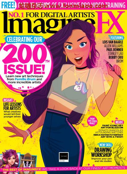 [英国版]ImagineFX 数码动漫CG艺术杂志PDF电子版 2021年6月刊